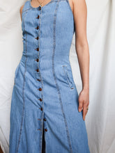 Load image into Gallery viewer, "Cannes" denim dress