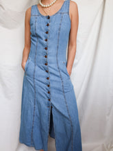 Load image into Gallery viewer, "Cannes" denim dress