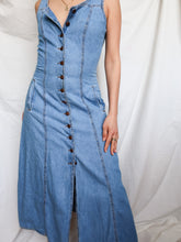 Load image into Gallery viewer, "Cannes" denim dress