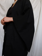Load image into Gallery viewer, "Sakura" black kimono