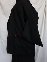 Load image into Gallery viewer, "Sakura" black kimono
