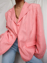Load image into Gallery viewer, "Rose" silk blazer
