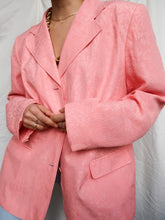 Load image into Gallery viewer, "Rose" silk blazer