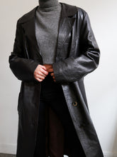 Load image into Gallery viewer, "Amalia" leather trench
