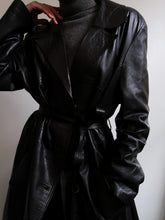 Load image into Gallery viewer, "Amalia" leather trench