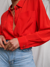 Load image into Gallery viewer, "Rajaa" silk shirt