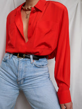 Load image into Gallery viewer, "Rajaa" silk shirt