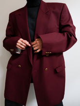 Load image into Gallery viewer, Burgundy blazer