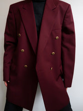 Load image into Gallery viewer, Burgundy blazer