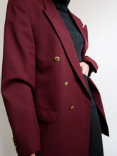 Load image into Gallery viewer, Burgundy blazer