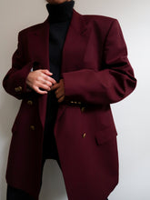 Load image into Gallery viewer, Burgundy blazer