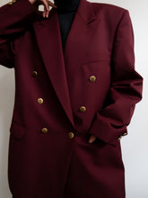 Load image into Gallery viewer, Burgundy blazer
