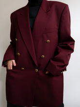 Load image into Gallery viewer, Burgundy blazer