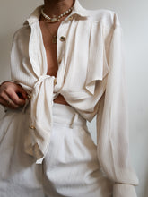 Load image into Gallery viewer, "Eva" ivory shirt