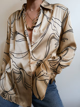 Load image into Gallery viewer, "Flora" satin shirt