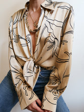 Load image into Gallery viewer, "Flora" satin shirt