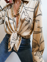 Load image into Gallery viewer, "Flora" satin shirt