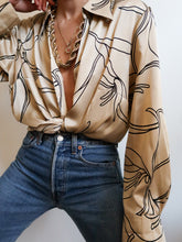 Load image into Gallery viewer, "Flora" satin shirt