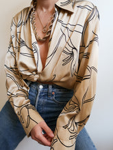 Load image into Gallery viewer, "Flora" satin shirt