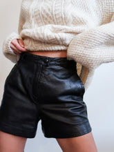 Load image into Gallery viewer, leather shorts