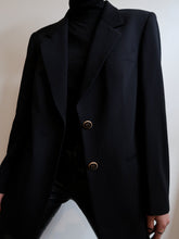 Load image into Gallery viewer, DELMOD black blazer