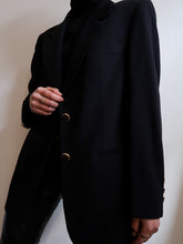 Load image into Gallery viewer, DELMOD black blazer