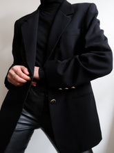 Load image into Gallery viewer, DELMOD black blazer