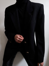 Load image into Gallery viewer, DELMOD black blazer