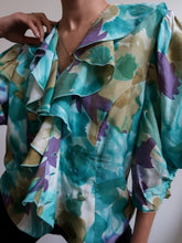 Load image into Gallery viewer, "Flora" silk shirt DESTOCK