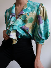 Load image into Gallery viewer, "Flora" silk shirt DESTOCK
