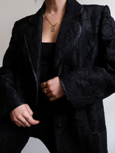 Load image into Gallery viewer, "Gloria" black blazer