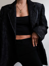 Load image into Gallery viewer, "Gloria" black blazer