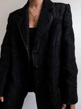Load image into Gallery viewer, "Gloria" black blazer