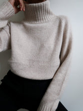 Load image into Gallery viewer, "Camelia" Cashmere turtleneck