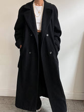 Load image into Gallery viewer, “Eva” Black coat