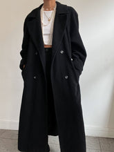Load image into Gallery viewer, “Eva” Black coat