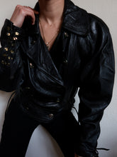 Load image into Gallery viewer, "Clan" leather jacket