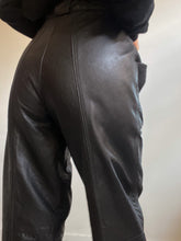 Load image into Gallery viewer, Cargo leather pants