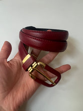 Load image into Gallery viewer, Burgundy leather belt