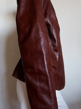 Load image into Gallery viewer, "Serpent" leather blazer