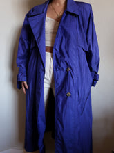 Load image into Gallery viewer, "Purple rain" trench coat