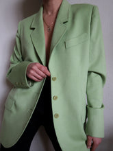 Load image into Gallery viewer, "Pistachio" green blazer