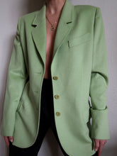 Load image into Gallery viewer, "Pistachio" green blazer