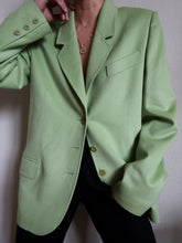 Load image into Gallery viewer, "Pistachio" green blazer