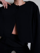 Load image into Gallery viewer, "Giovanna" black bolero
