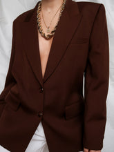 Load image into Gallery viewer, "Emma" brown blazer