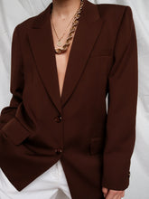 Load image into Gallery viewer, "Emma" brown blazer