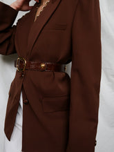 Load image into Gallery viewer, "Emma" brown blazer