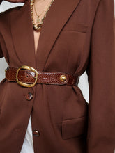 Load image into Gallery viewer, "Emma" brown blazer