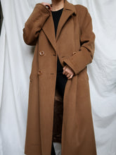 Load image into Gallery viewer, Camel long coat